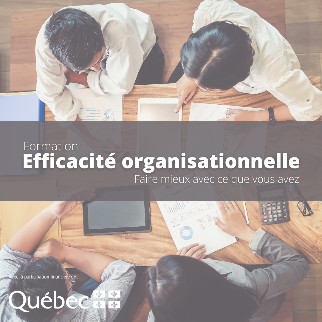 Parcours Formation | Cours à 5 dollars l'heure | Efficacité organisationnelle - Faire mieux avec ce que vous avez